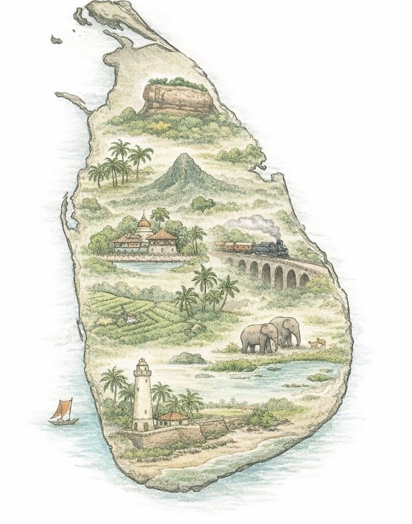 Sri Lanka Map